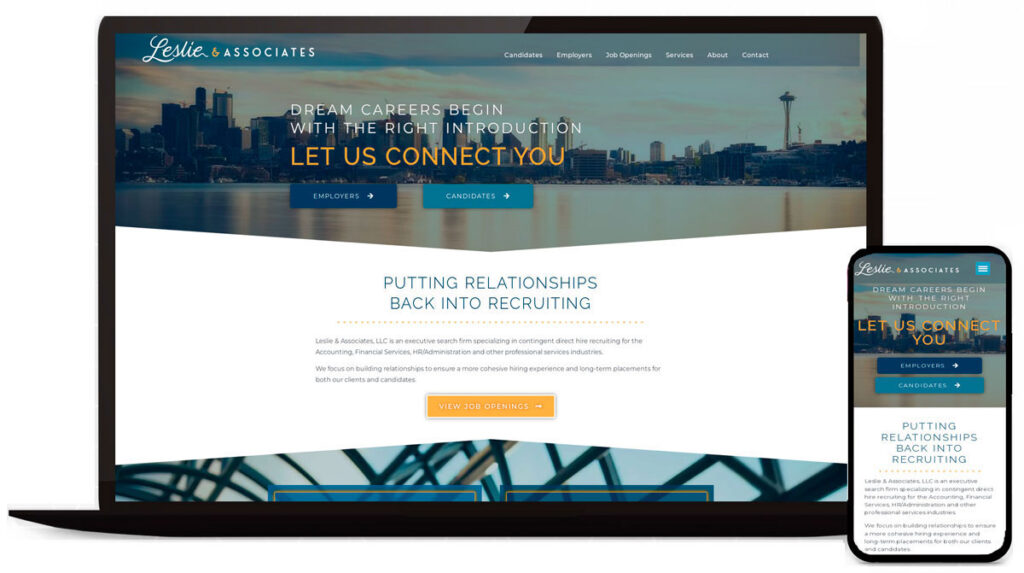 Recruiting Firm Website Build & Design | Seattle, WA