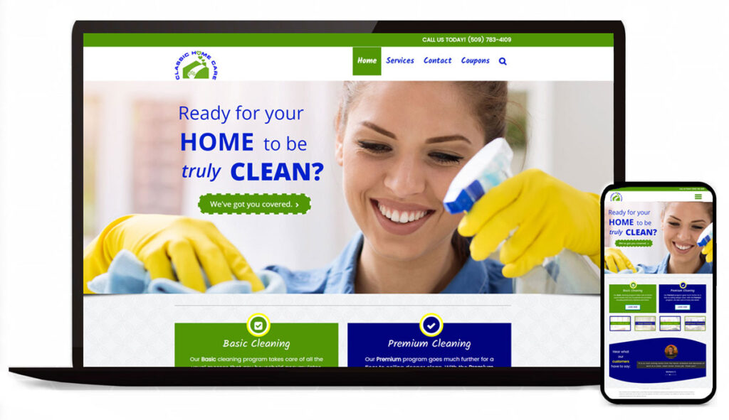 wordpress-website-build-design-cleaning-company Lynnwood, Edmonds, Mukilteo